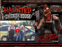 Tablet Screenshot of hauntedchickenhouse.com